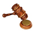 Gavel and soundblock Royalty Free Stock Photo