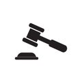 gavel. Vector illustration decorative design Royalty Free Stock Photo