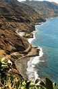 Gaviotas Beach in Tenerife, Canary Islands, Spain