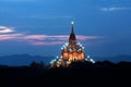 Gawdawpalin pahto in Bagan, Myanmar Royalty Free Stock Photo