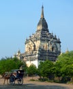 Gawdawpalin Temple Bagan Archaeological Zone. Myanmar (Burma) Royalty Free Stock Photo