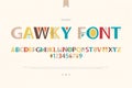 Gawky font