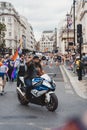 Gay Bikers Motorcycle Club celebrating London LGBTQ Pride Parade