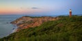 Gay Head Lighthouse, Martha's Vineyard, Ma. Royalty Free Stock Photo