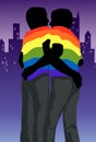 The Gay Hug Royalty Free Stock Photo