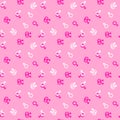 Pattern same-sex love for printing on fabric Royalty Free Stock Photo