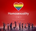 Gay LGBT Equal Rights Homosexuality Concept Royalty Free Stock Photo