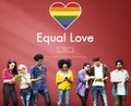 Gay LGBT Equal Rights Homosexuality Concept Royalty Free Stock Photo