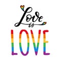 Gay love rainbow