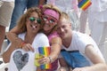Gay Pride 2015 Amsterdam Royalty Free Stock Photo