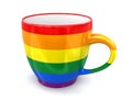 Gay Pride color cup