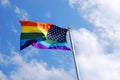 Gay Pride Flag Royalty Free Stock Photo