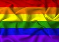 Gay Pride Flag Royalty Free Stock Photo