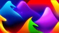 Rainbow gradient blurred bright pattern. Texture smooth and blurred gradient backdrop. Design layout multicolor for poster banner. Royalty Free Stock Photo