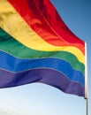 Gay Pride Rainbow Flag Background Royalty Free Stock Photo