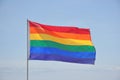 Gay Pride Rainbow Flag Pole