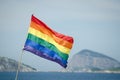 Gay Pride Rainbow Flag Rio Brazil