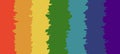Gay pride symbolic background for pride month or lgbt community. LGBTQ colored stripes for banner, event, cover.