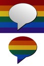 Gay speech bubbles