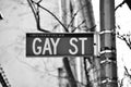 Gay Street Royalty Free Stock Photo