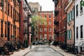 Gay Street, in Greenwich Village, Manhattan, New York City Royalty Free Stock Photo