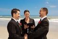 Gay wedding ceremony Royalty Free Stock Photo