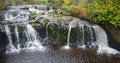 Gayle Beck Waterfalls in Hawes Yorkshire UK