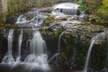 Gayle Beck Waterfalls in Hawes, Yorkshire England 