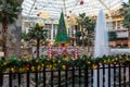 Gaylord Texan Christmas tree, Gingerbread decoration and a fountain in the season