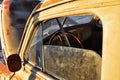 Gaz M20 Pobeda junk car Royalty Free Stock Photo