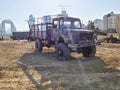 GAZ-3308 Sadko 4-wheel-drive cargo truck, destroyed