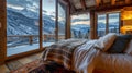 Gaze out at the majestic mountains while snuggled under the softest blankets drifting off to sleep in an alpine hideaway