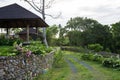 Gazebo in Angelfields Tagaytay, Philippines Royalty Free Stock Photo