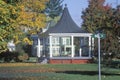 Gazebo in autumn