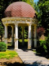 Gazebo with a beautiful arch, in the Park.
