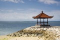 Gazebo at beautiful Bali Beach