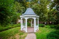 Gazebo behind the Carlyle House, in the Old Town of Alexandria, Royalty Free Stock Photo