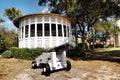 Gazebo and Canon Royalty Free Stock Photo