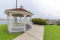 Gazebo at the coastal area of Oceanside in California