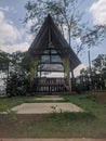 Gazebo during the day is very relaxing and looks at the view