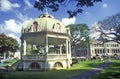 Gazebo on the Grounds of the Iolani Palace, Honolulu, Hawaii Royalty Free Stock Photo