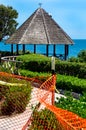 Gazebo and Pacific Ocean Views in Heisler Park in Laguna Beach Royalty Free Stock Photo