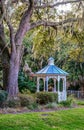 Gazebo by Old Oak Tree