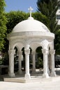 Gazebo orthodox cathedral lemesos cyprus Royalty Free Stock Photo