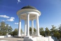 Gazebo Ostrovsky in Kostroma. Royalty Free Stock Photo