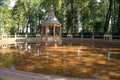 Gazebo of Peter I in the Summer Garden, Saint Petersburg Royalty Free Stock Photo