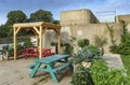 Gazebo and pinic table