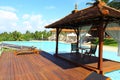 Gazebo by the pool in Hotel Saman Villas