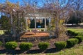 Gazebo in a scenic southern landscape