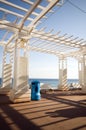 Gazebo shade structure in Nice France